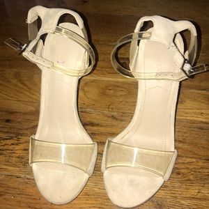 Nude Kendall + Kylie heels